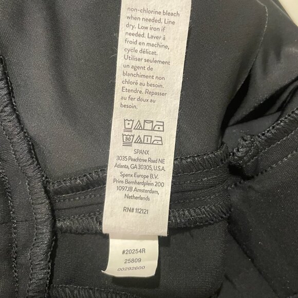 (NEW) SPANX Hi Waist Straight Leg Ponte Pants, Black - S - Picture 9 of 12